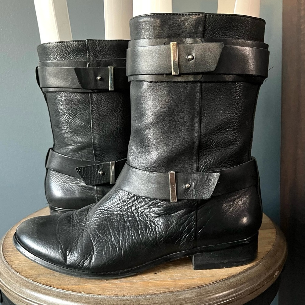 Ann Taylor Brycen Moto Boots